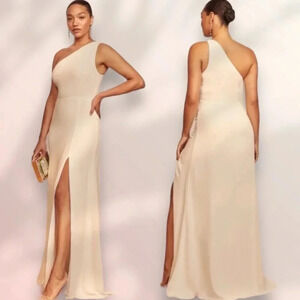 NEW REFORMATION Evelyn Dress Ivory White Size 2